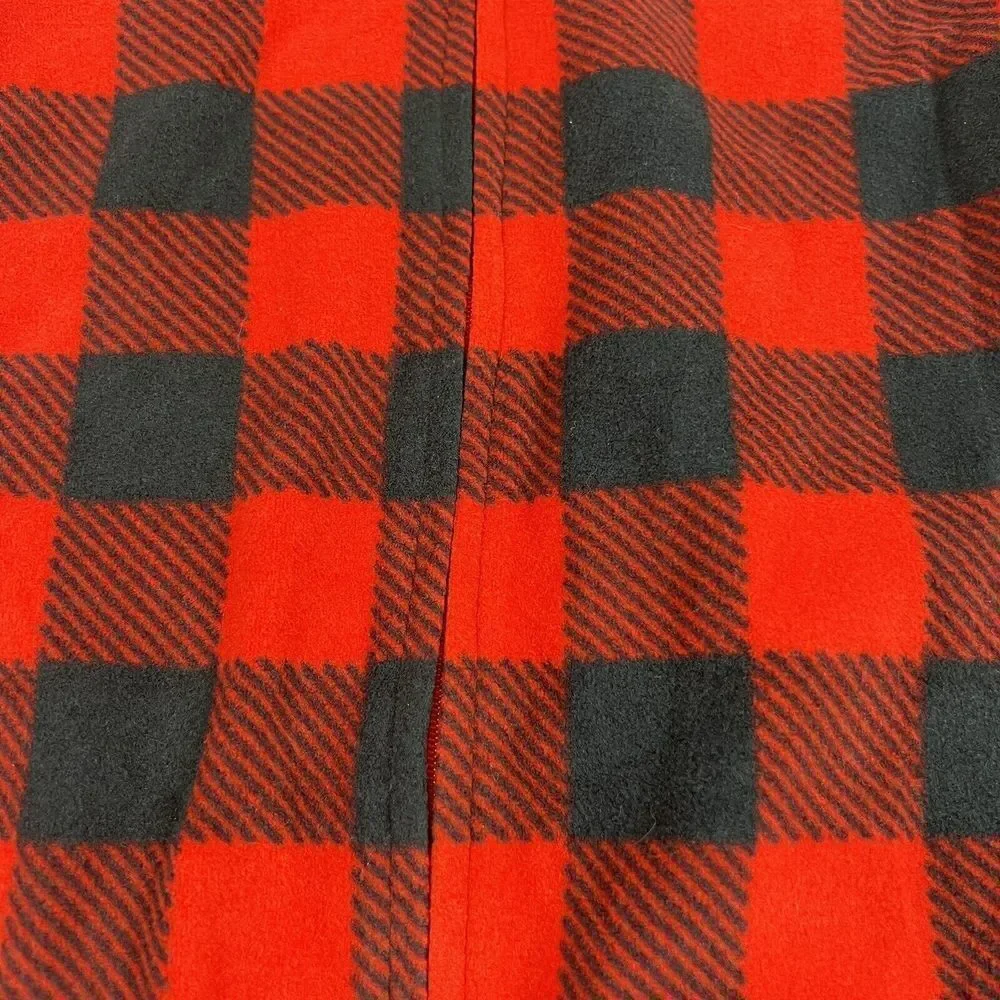 New Carter's Fleece Sleep Sack Blanket Sleeper Plaid Boy Girls Unisex 6-…